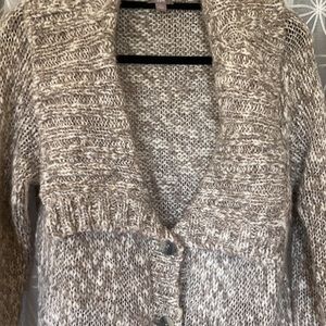 J Jill sweater wool/alpaca blend sweater jacket